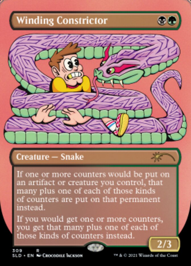 Winding Constrictor (Borderless) [Secret Lair Drop Series] | Exor Games Dartmouth