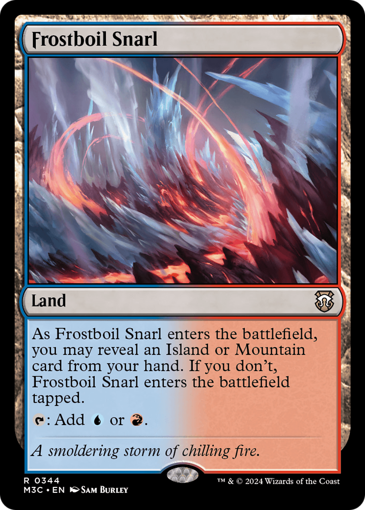 Frostboil Snarl (Ripple Foil) [Modern Horizons 3 Commander] | Exor Games Dartmouth