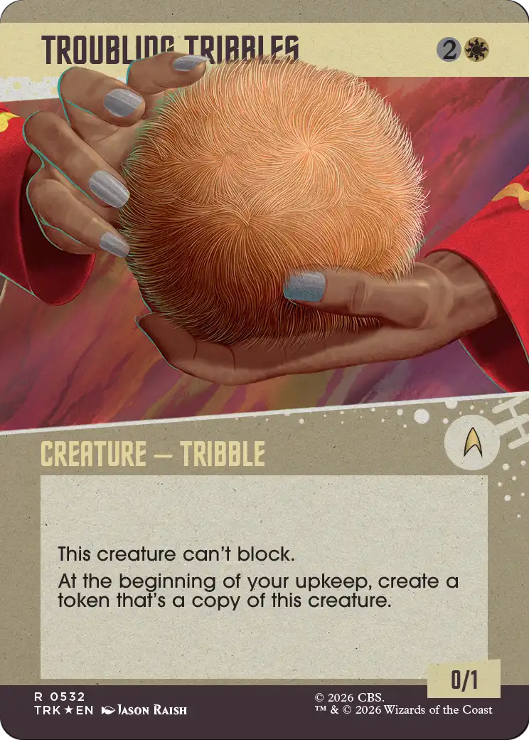 Troubling Tribbles (Showcase) (Surge Foil) [Star Trek] | Exor Games Dartmouth