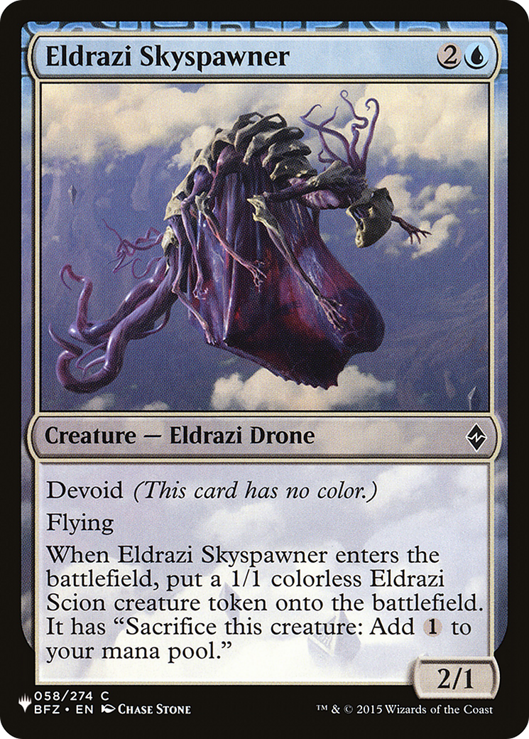 Eldrazi Skyspawner [The List Reprints] | Exor Games Dartmouth