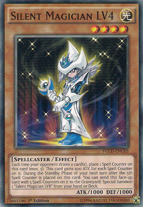 Silent Magician LV4 [YGLD-ENC05] Common | Exor Games Dartmouth
