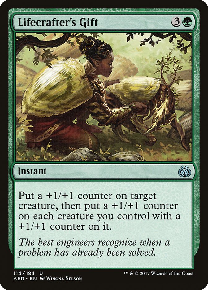 Lifecrafter's Gift [Aether Revolt] | Exor Games Dartmouth