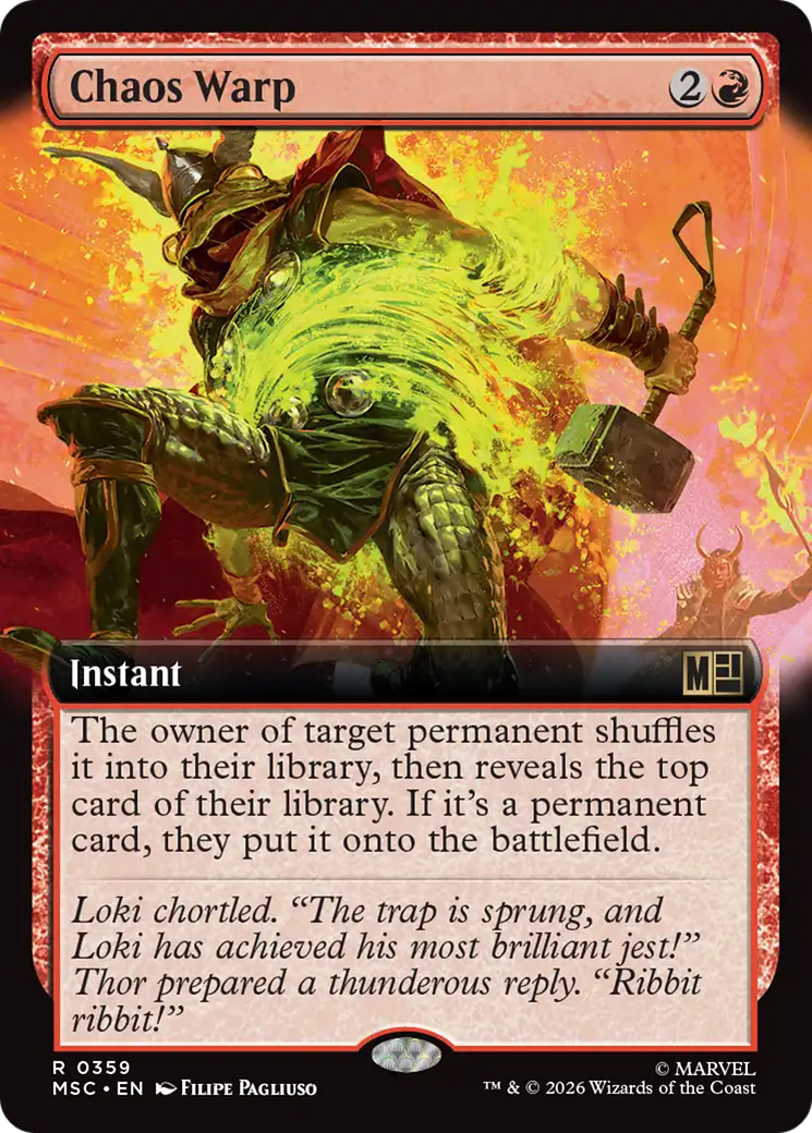 Chaos Warp (Extended Art) [Marvel Super Heroes Commander] | Exor Games Dartmouth