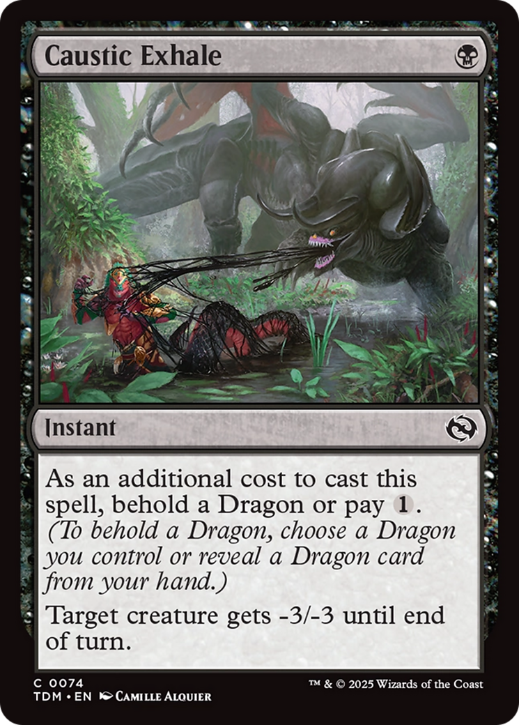 Caustic Exhale [Tarkir: Dragonstorm] | Exor Games Dartmouth
