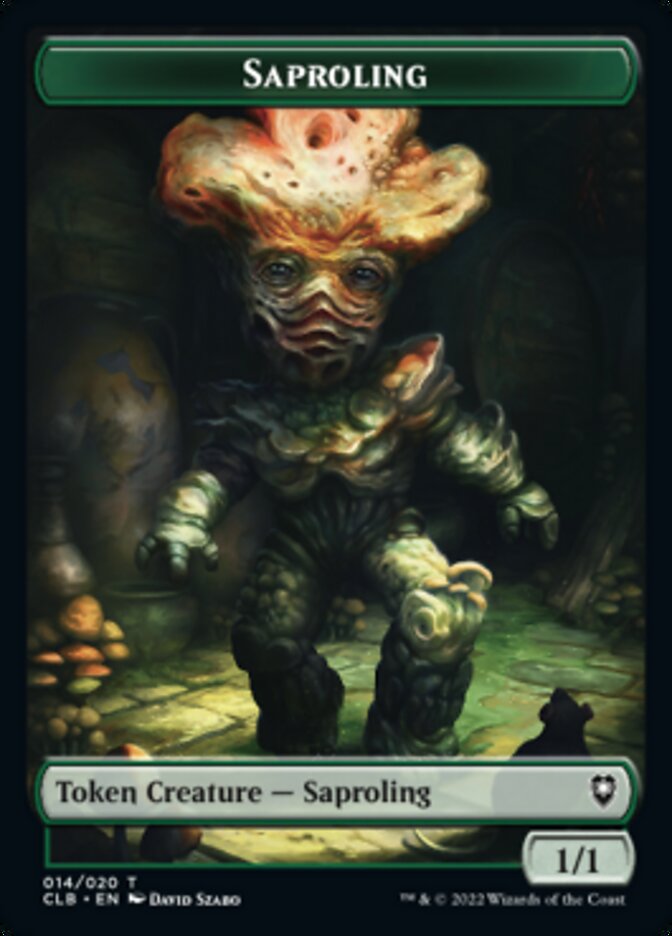 Saproling Token [Commander Legends: Battle for Baldur's Gate Tokens] | Exor Games Dartmouth