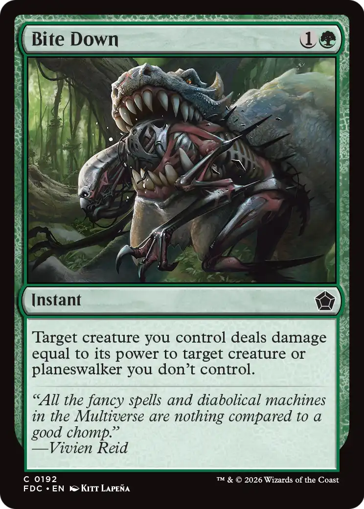 Bite Down [Foundations Commander] | Exor Games Dartmouth