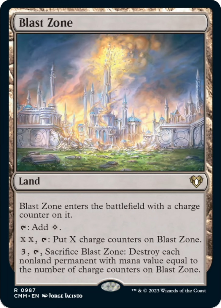 Blast Zone [Commander Masters] | Exor Games Dartmouth