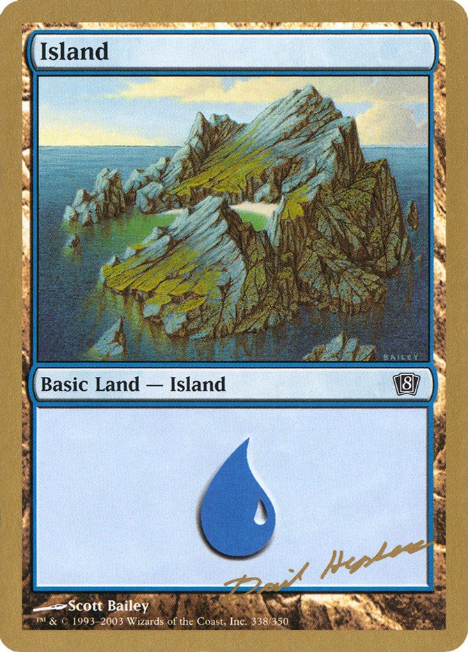 Island (dh338) (Dave Humpherys) [World Championship Decks 2003] | Exor Games Dartmouth