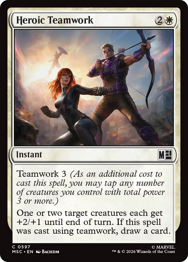 Heroic Teamwork [Marvel Super Heroes Commander] | Exor Games Dartmouth