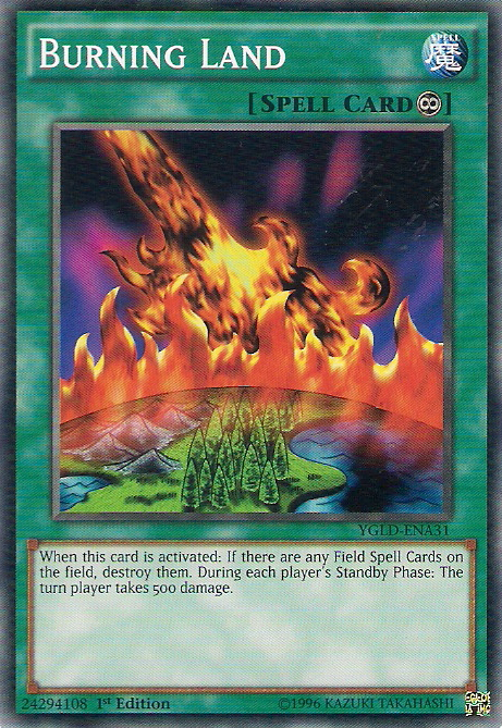 Burning Land [YGLD-ENA31] Common | Exor Games Dartmouth