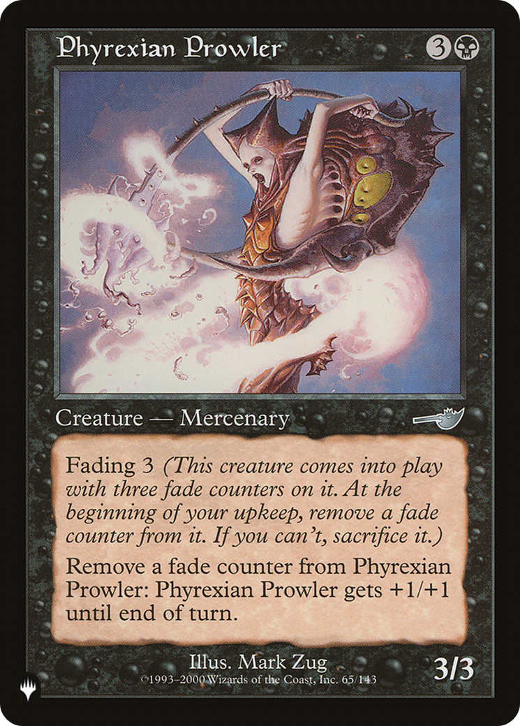 Phyrexian Prowler [The List] | Exor Games Dartmouth