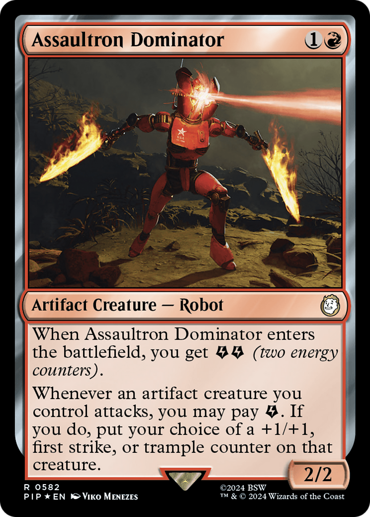 Assaultron Dominator (Surge Foil) [Fallout] | Exor Games Dartmouth