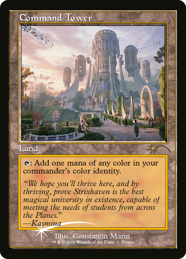 Command Tower (Strixhaven: Omens of Chaos) [Media Promos] | Exor Games Dartmouth