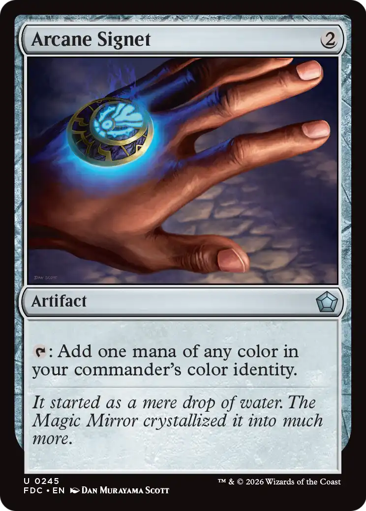 Arcane Signet (0245) [Foundations Commander] | Exor Games Dartmouth