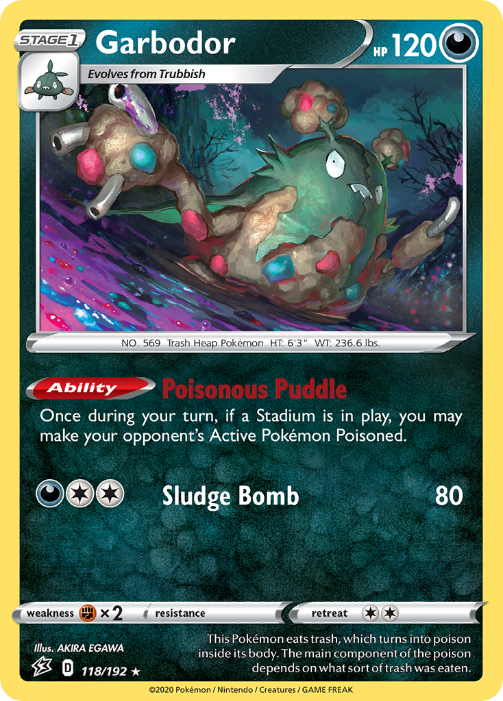Garbodor (118/192) [Sword & Shield: Rebel Clash] | Exor Games Dartmouth