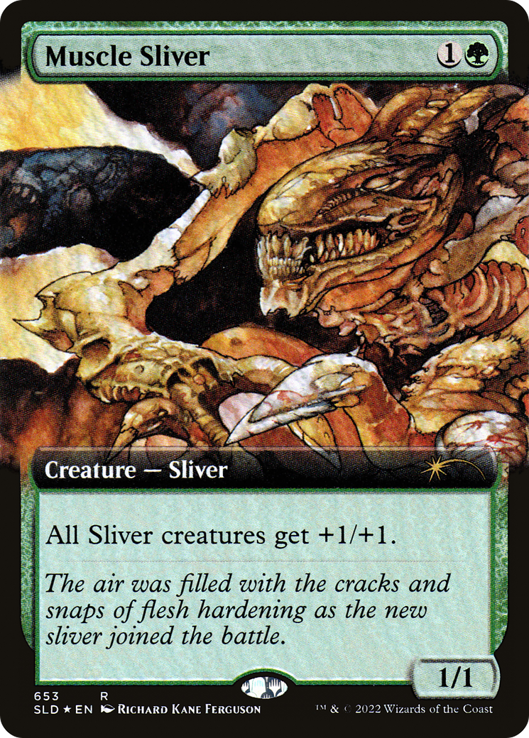 Muscle Sliver (Extended Art) [Secret Lair Drop Promos] | Exor Games Dartmouth