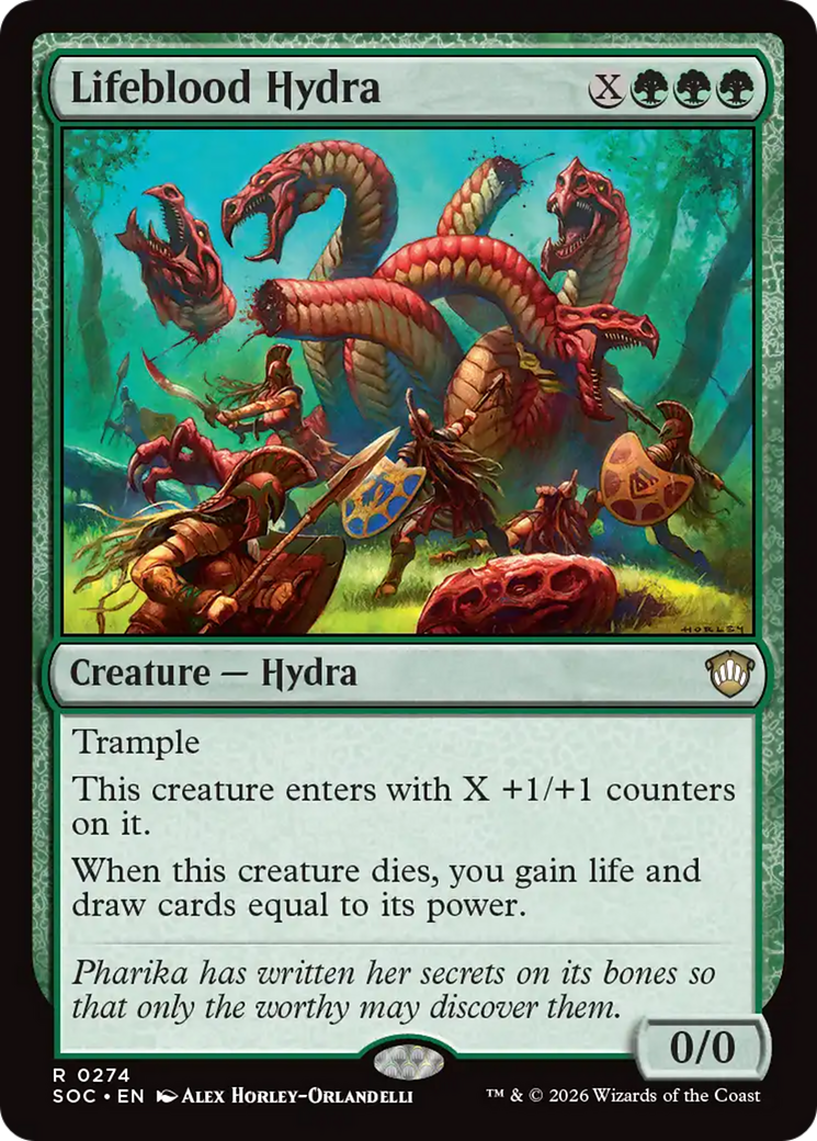 Lifeblood Hydra [Secrets of Strixhaven Commander] | Exor Games Dartmouth