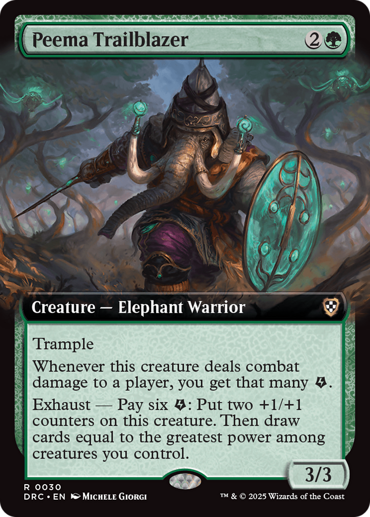 Peema Trailblazer (Extended Art) [Aetherdrift Commander] | Exor Games Dartmouth