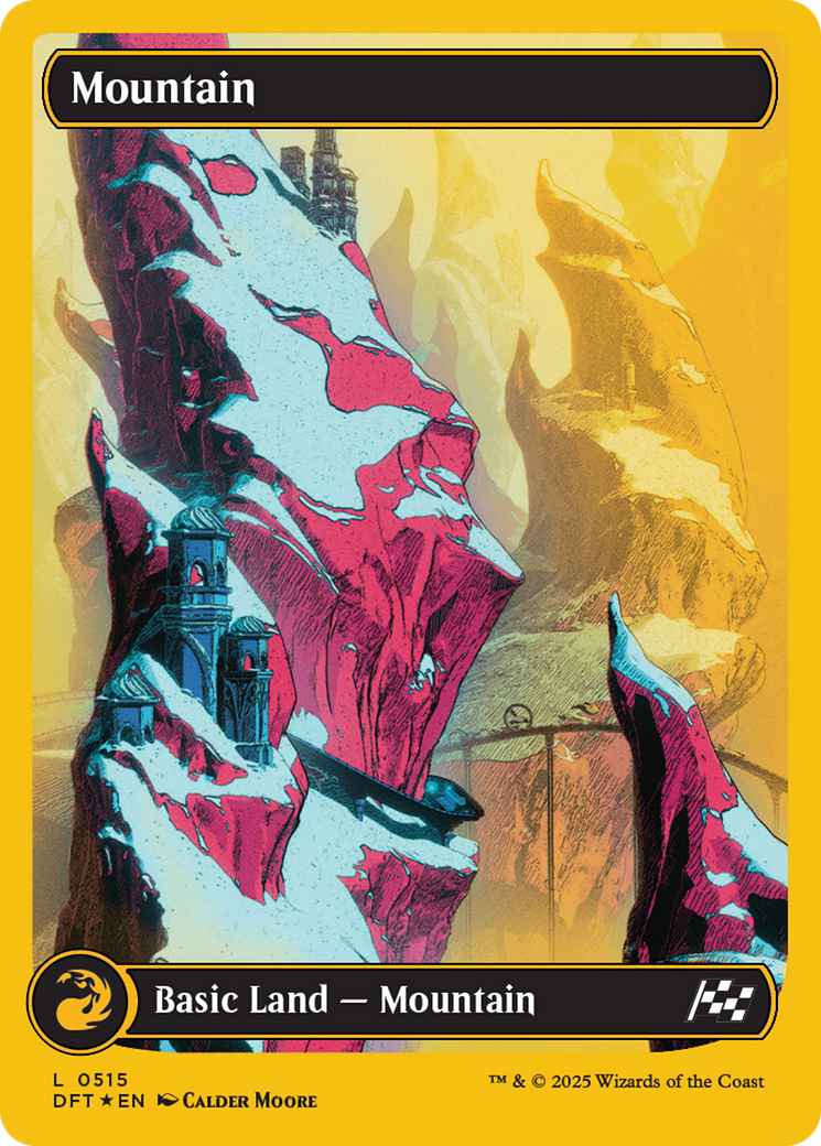 Mountain (0515) (First-Place Foil) [Aetherdrift] | Exor Games Dartmouth