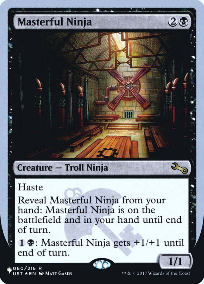 Masterful Ninja (Unfinity Foil Edition) [The List] | Exor Games Dartmouth