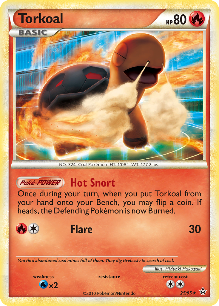 Torkoal (25/95) [HeartGold & SoulSilver: Unleashed] | Exor Games Dartmouth
