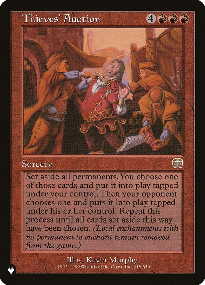 Thieves' Auction [The List] | Exor Games Dartmouth