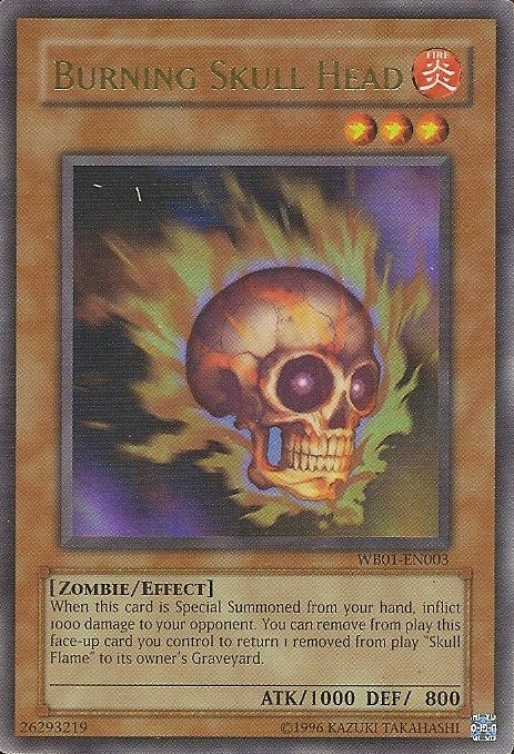 Burning Skull Head [WB01-EN003] Ultra Rare | Exor Games Dartmouth