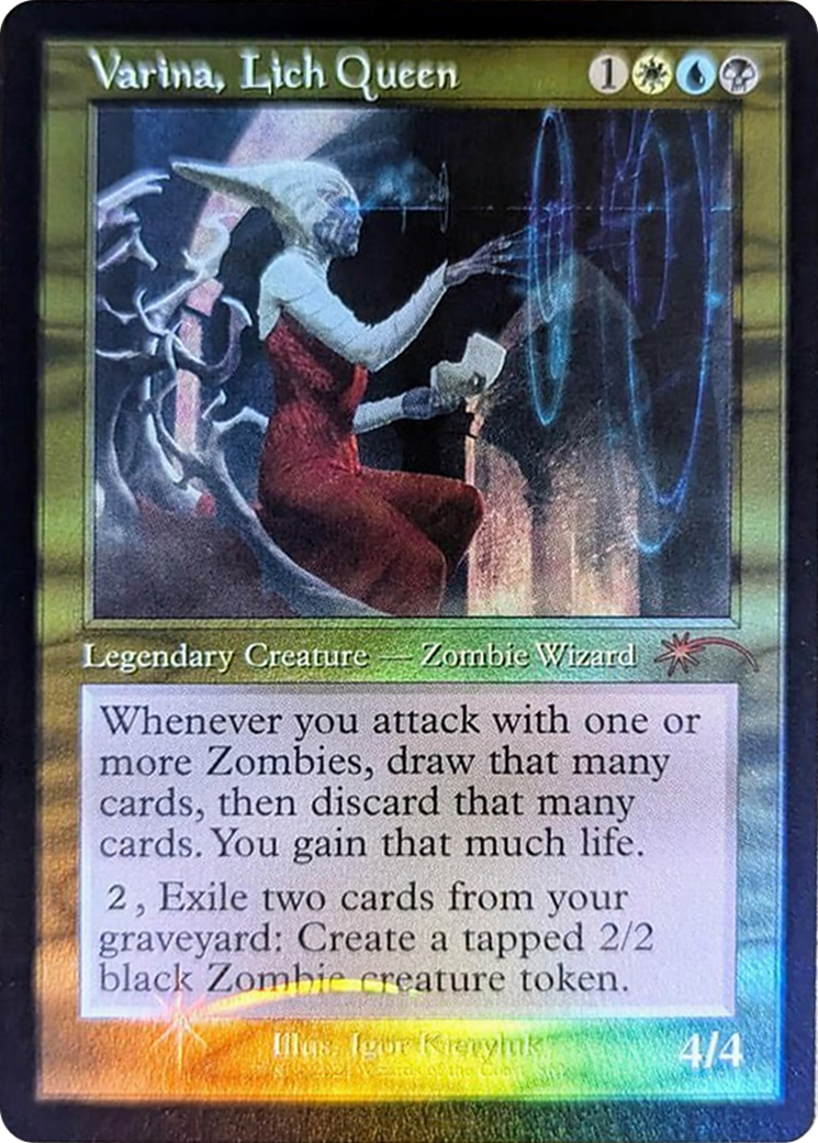 Varina, Lich Queen (Retro Frame) [Secret Lair Drop Series] | Exor Games Dartmouth