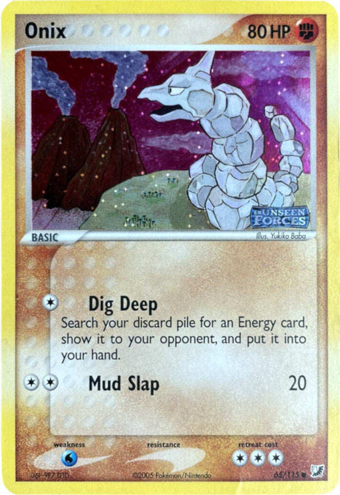 Onix (65/115) (Stamped) [EX: Unseen Forces] | Exor Games Dartmouth