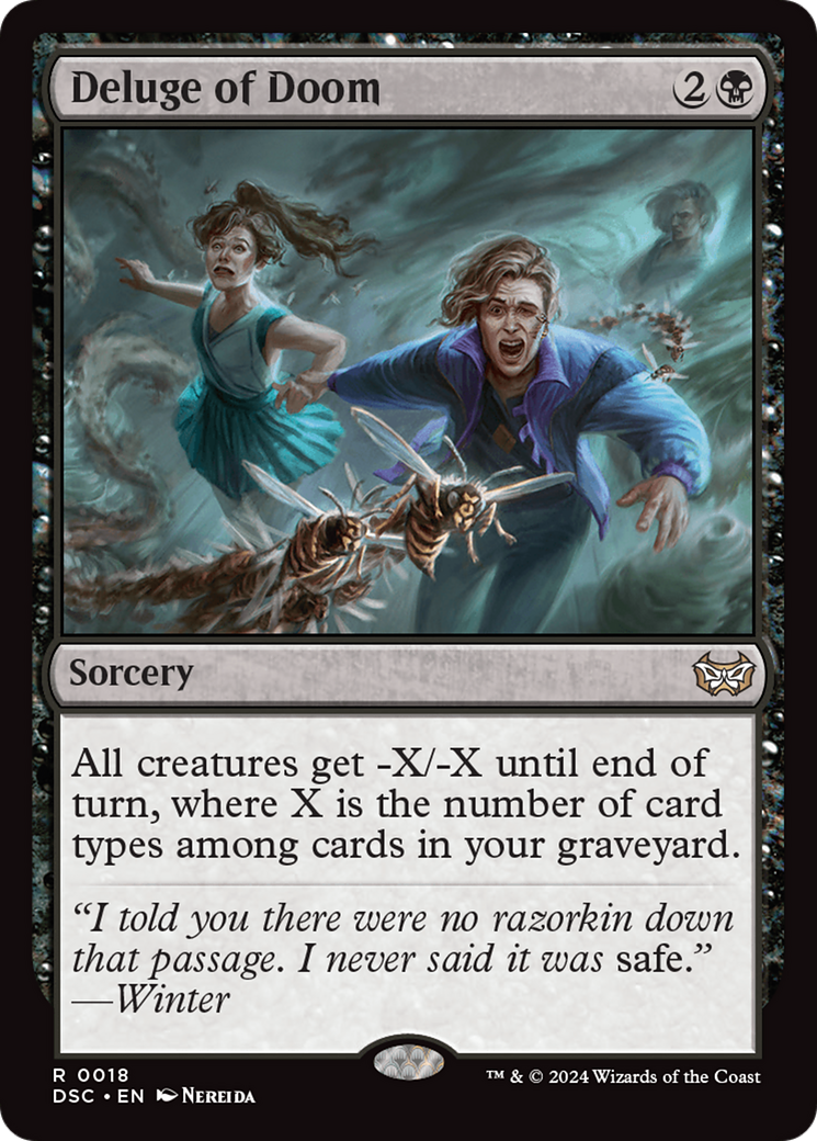 Deluge of Doom [Duskmourn: House of Horror Commander] | Exor Games Dartmouth