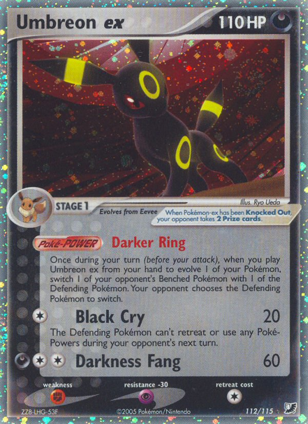 Umbreon ex (112/115) [EX: Unseen Forces] | Exor Games Dartmouth