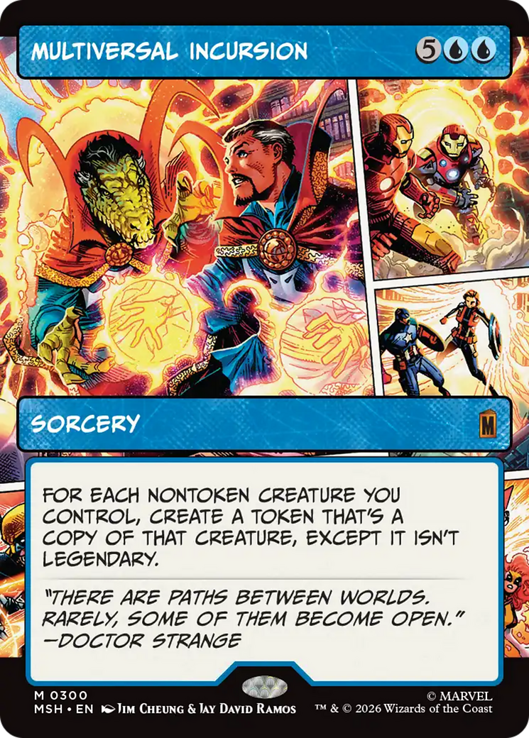 Multiversal Incursion (Borderless) [Marvel Super Heroes] | Exor Games Dartmouth