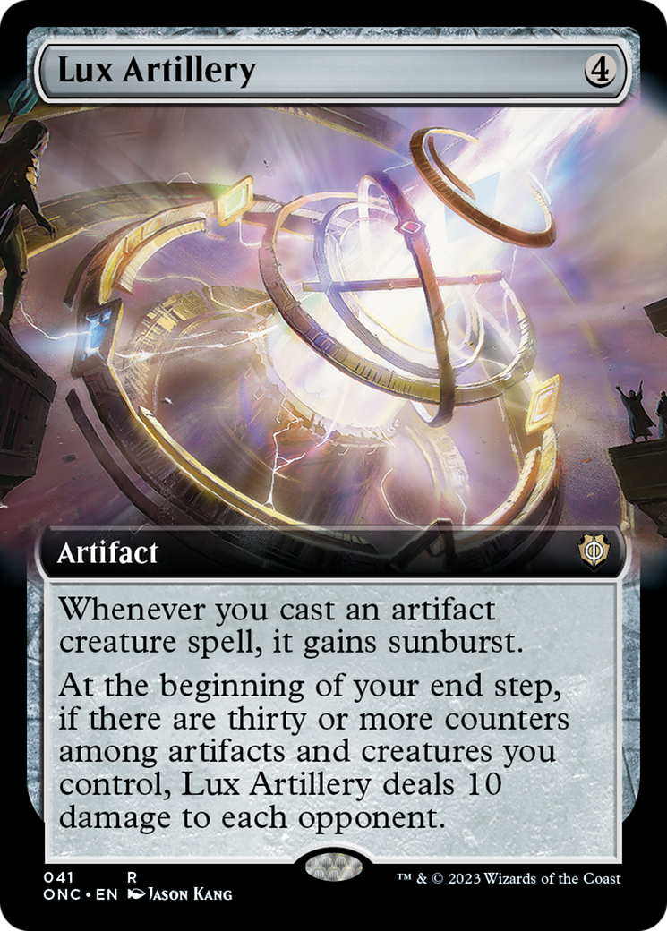 Lux Artillery (Extended Art) [Phyrexia: All Will Be One Commander] | Exor Games Dartmouth