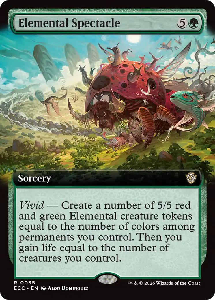 Elemental Spectacle (Extended Art) [Lorwyn Eclipsed Commander] | Exor Games Dartmouth