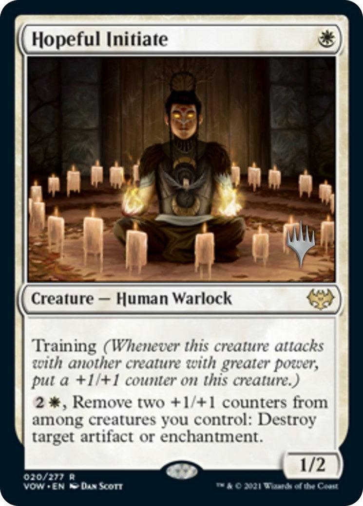 Hopeful Initiate (Promo Pack) [Innistrad: Crimson Vow Promos] | Exor Games Dartmouth