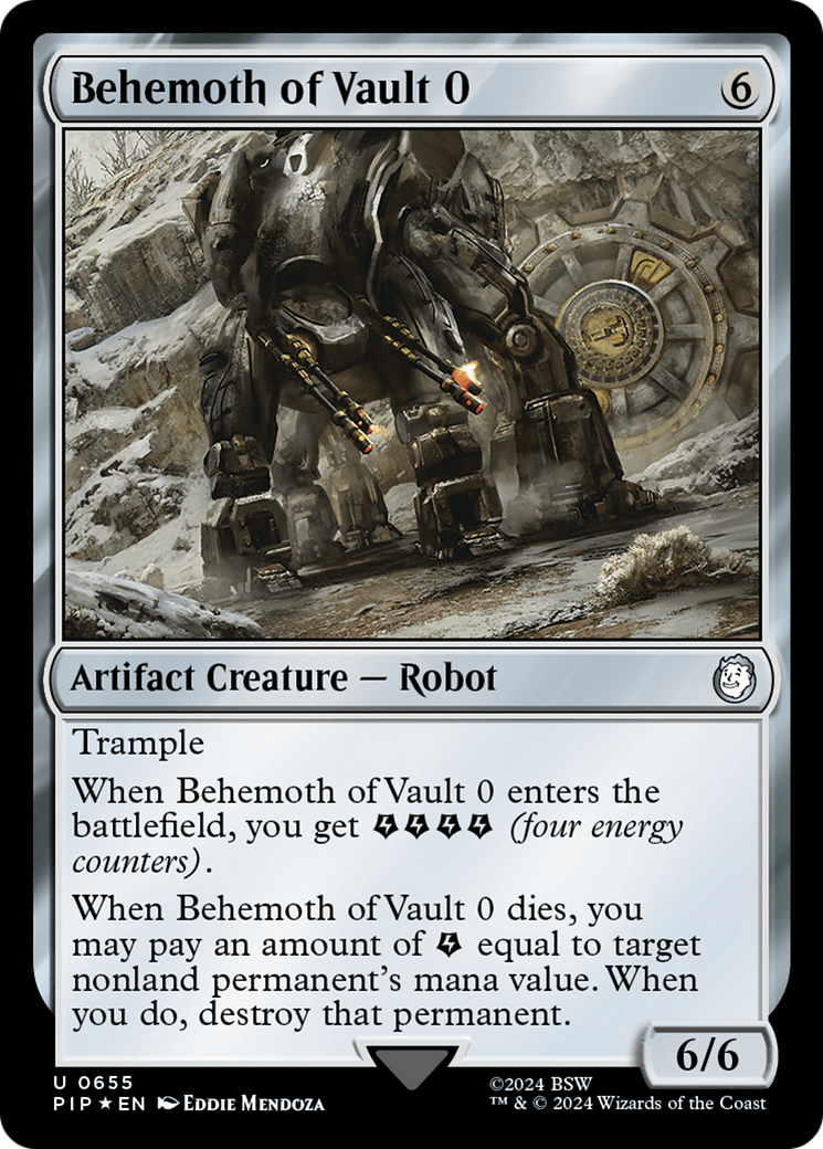 Behemoth of Vault 0 (Surge Foil) [Fallout] | Exor Games Dartmouth