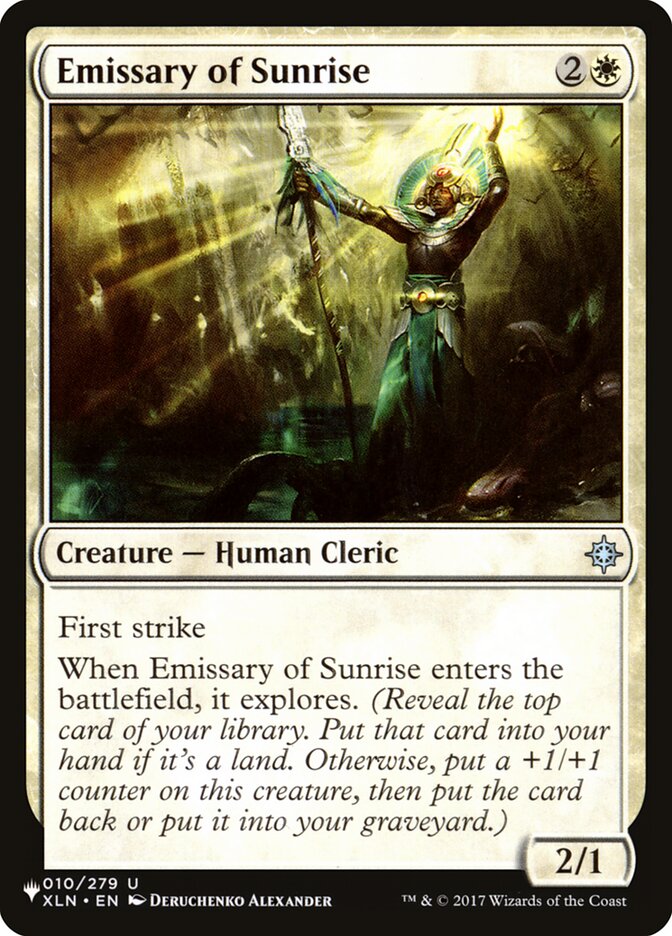 Emissary of Sunrise [The List] | Exor Games Dartmouth