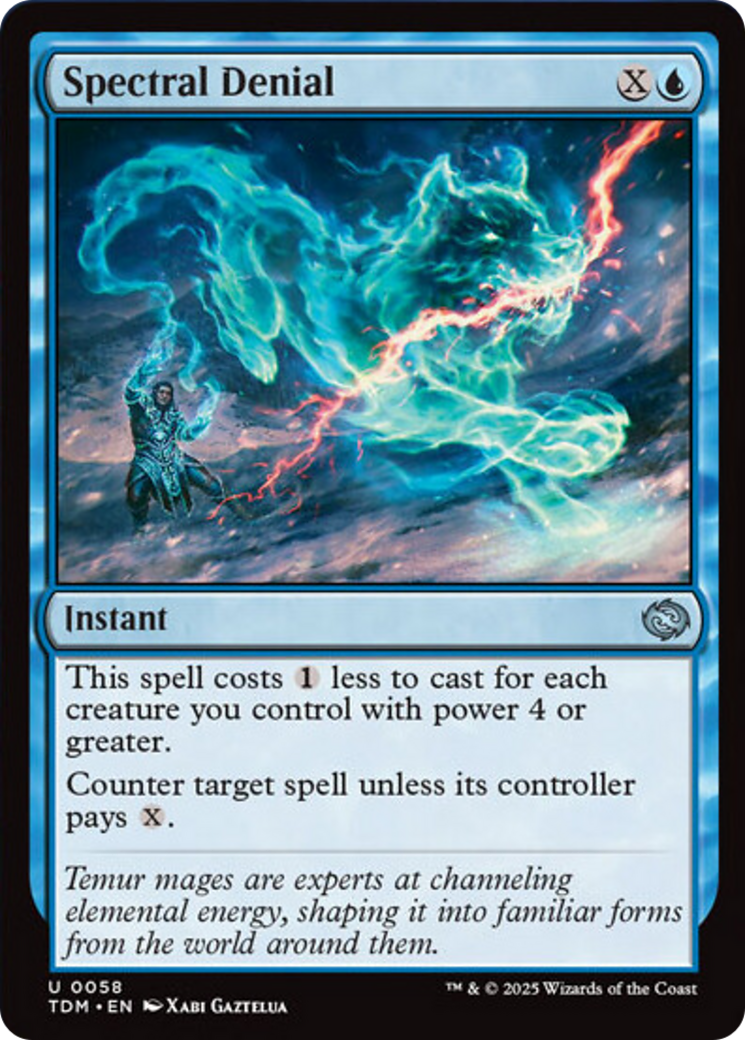 Spectral Denial [Tarkir: Dragonstorm] | Exor Games Dartmouth