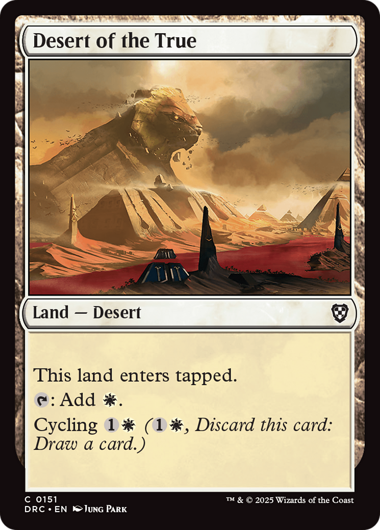 Desert of the True [Aetherdrift Commander] | Exor Games Dartmouth