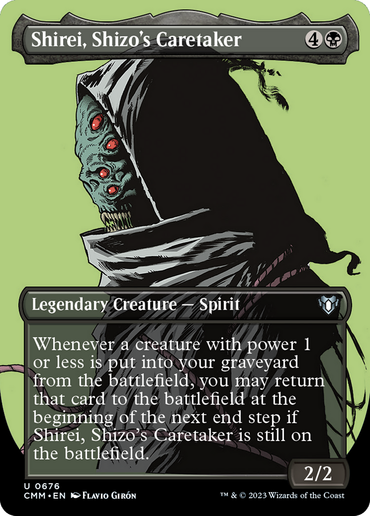 Shirei, Shizo's Caretaker (Borderless Profile) [Commander Masters] | Exor Games Dartmouth