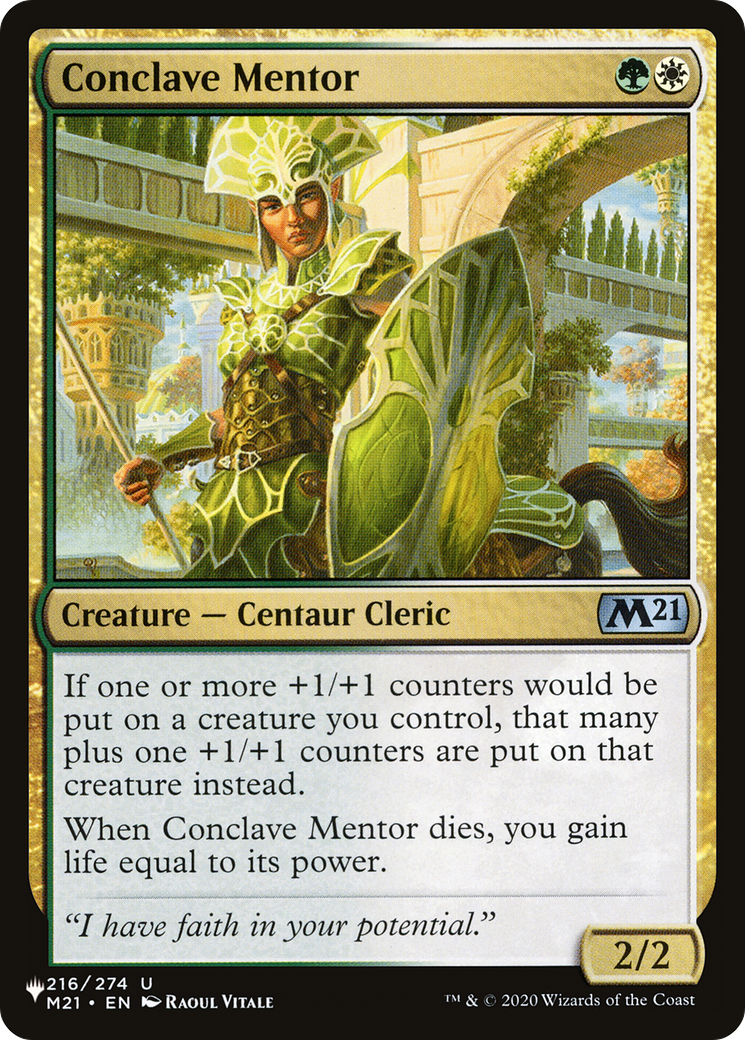 Conclave Mentor [The List] | Exor Games Dartmouth