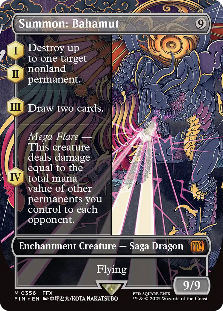 Summon: Bahamut (Borderless) [FINAL FANTASY] | Exor Games Dartmouth
