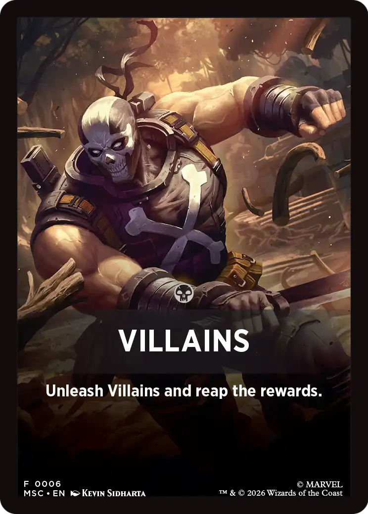 Villains Theme Card [Marvel Super Heroes Commander] | Exor Games Dartmouth