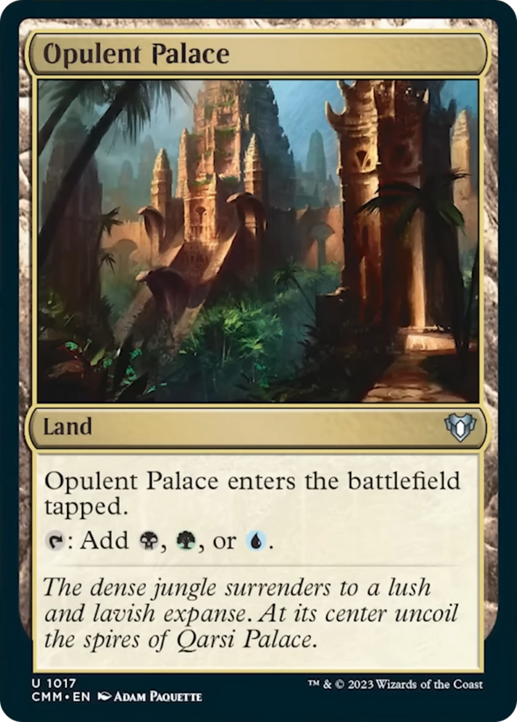 Opulent Palace [Commander Masters] | Exor Games Dartmouth