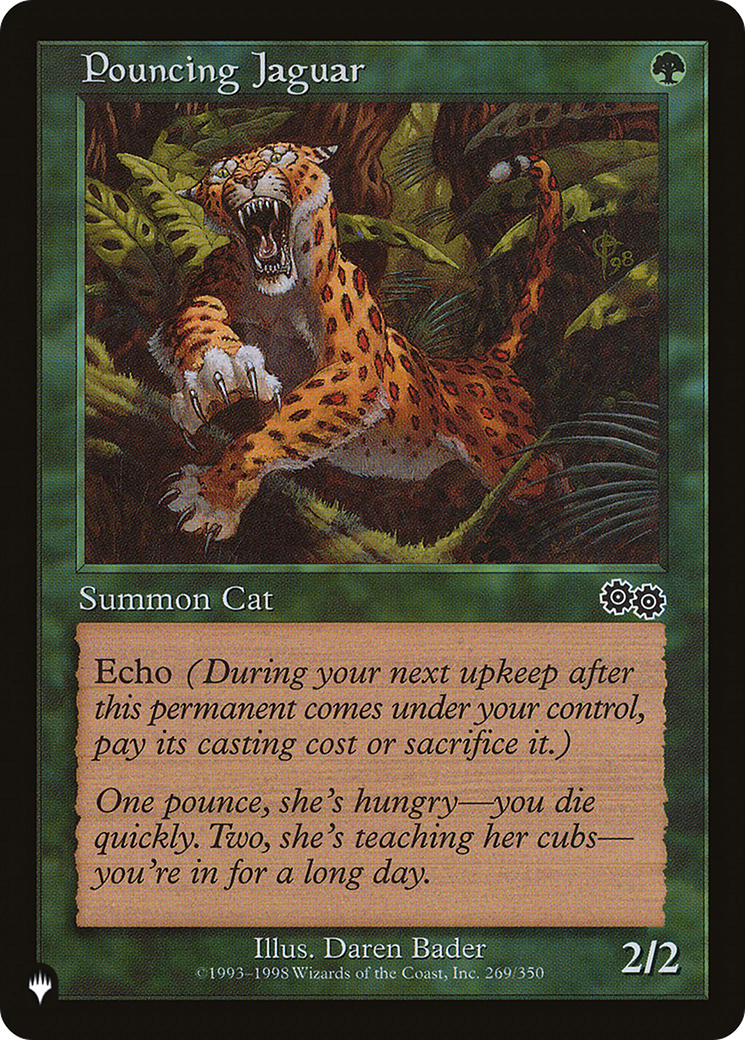 Pouncing Jaguar [The List] | Exor Games Dartmouth