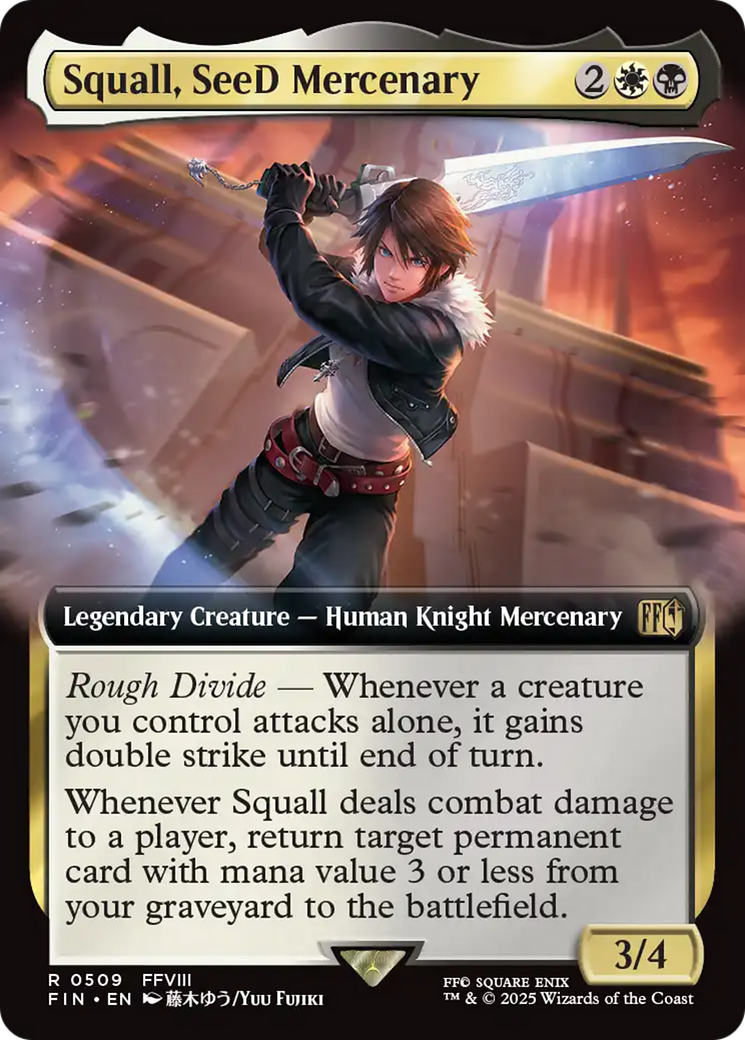 Squall, SeeD Mercenary (Extended Art) [FINAL FANTASY] | Exor Games Dartmouth