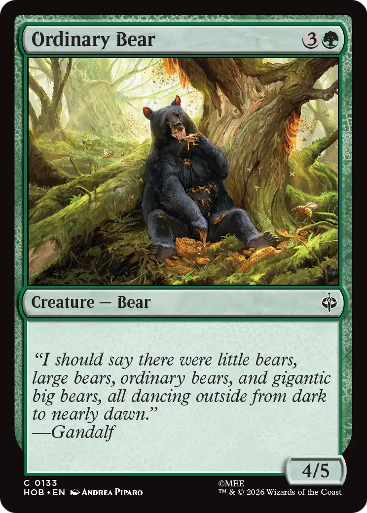Ordinary Bear [The Hobbit] | Exor Games Dartmouth