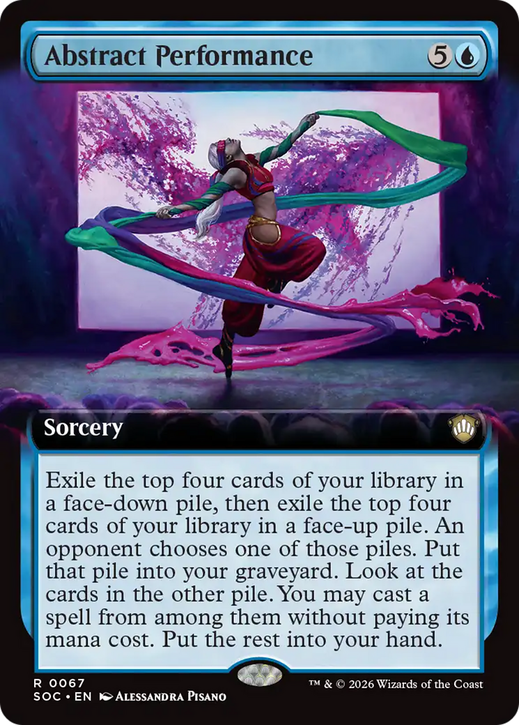 Abstract Performance (Extended Art) [Secrets of Strixhaven Commander] | Exor Games Dartmouth