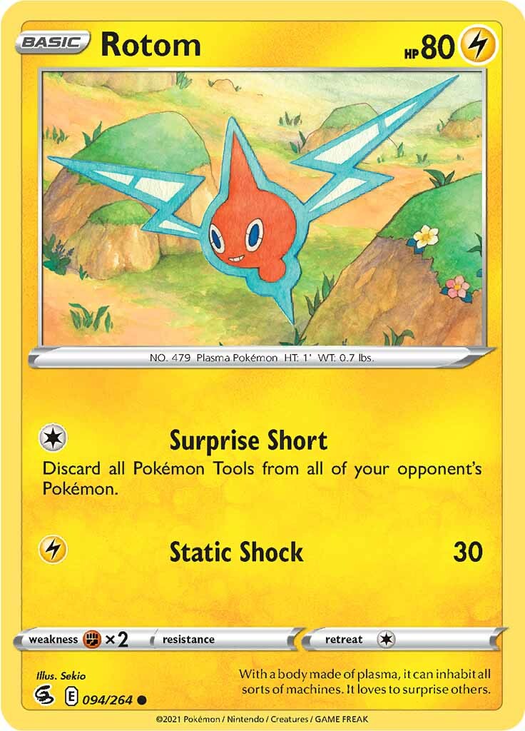 Rotom (094/264) [Sword & Shield: Fusion Strike] | Exor Games Dartmouth