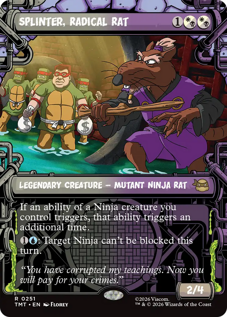 Splinter, Radical Rat (Showcase) [Teenage Mutant Ninja Turtles] | Exor Games Dartmouth